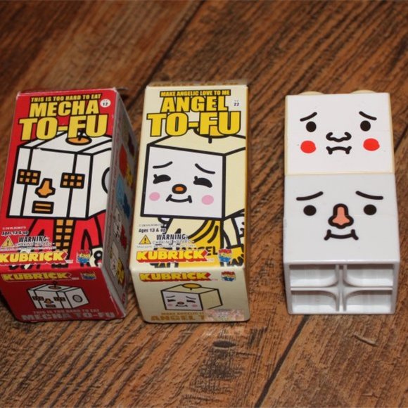 Kubrick Angel To-Fu Mecha Tofu + 1 Figures - Picture 1 of 10